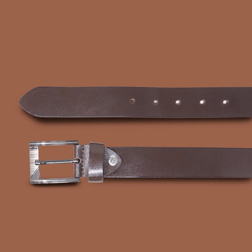 Rohan Brown Genuine Leather Belt for Men